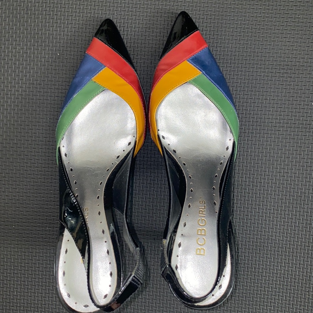 Vintage BCBG sling back heel